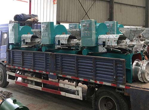 榨油機(jī)發(fā)貨現(xiàn)場